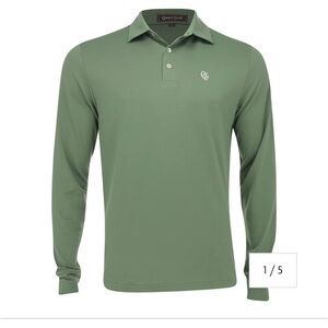 NWOT Men's Quiet Golf Long Sleeve Polo Shirt